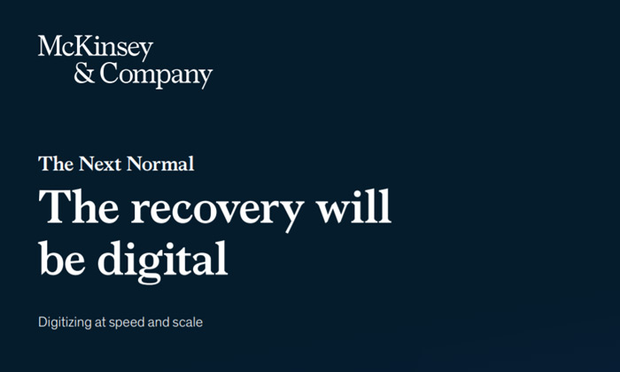 The next normal. The recovery will be digital